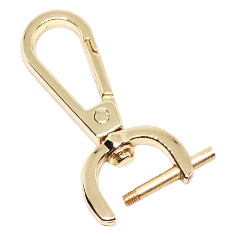 Bolsa hebilla accesorios hardware bloqueo metal hebilla bolsa Correa colgante hebilla mochila hebilla accesorios cuero bolsa hebilla
