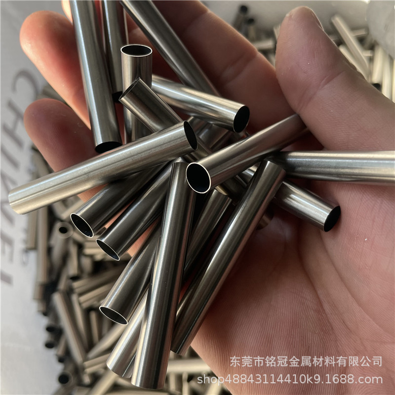 304不锈钢精密毛细管制品201不锈钢水管磨尖扩口外径5*1 8*0.25mm