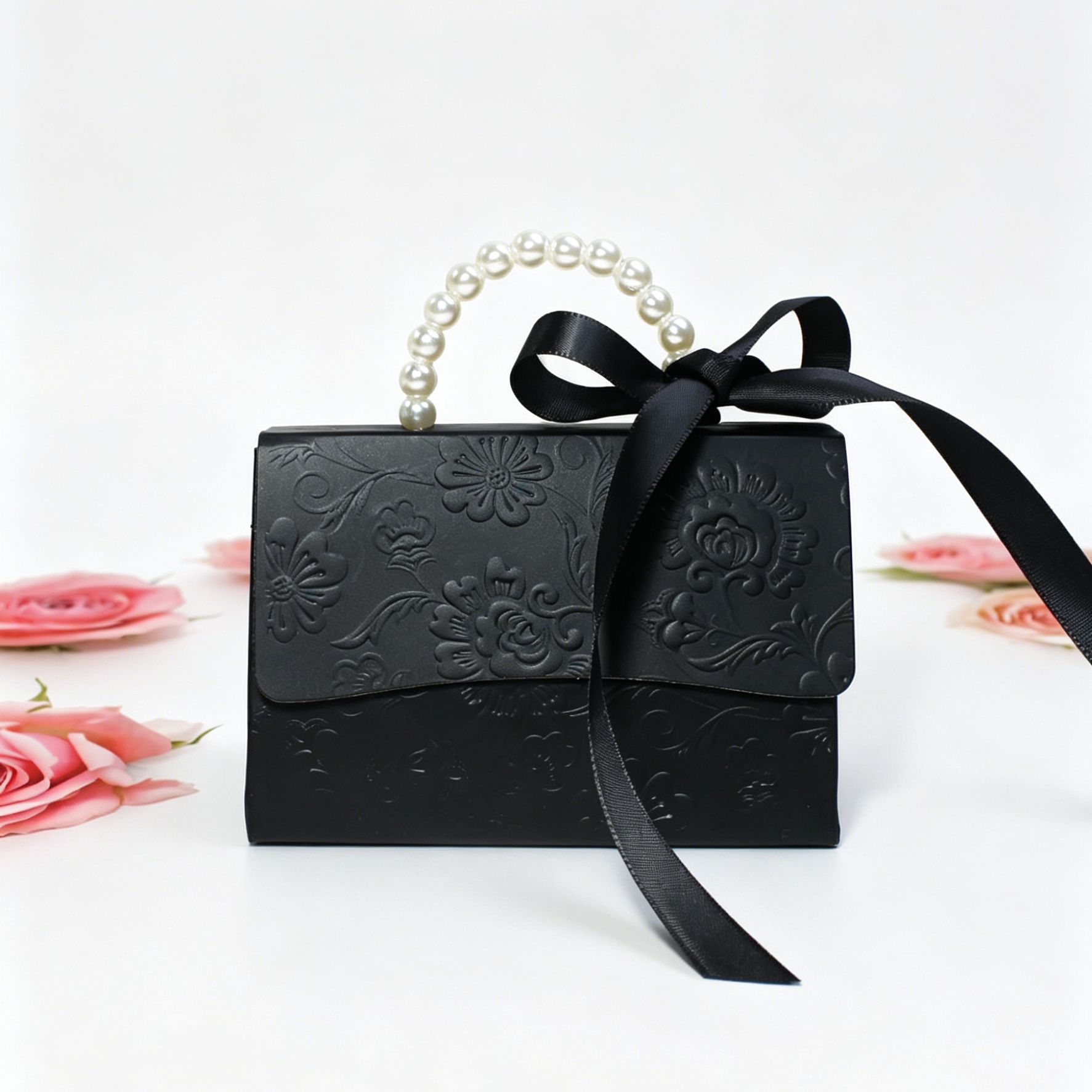 Spot boda pulsera de perlas caja de dulces portátil fiesta creativa personalizada bolsa de embalaje de regalo pequeña caja de dulces de boda portátil