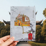 文创家居城市南京鸡鸣寺金属书签现货批发地标景点景区特色纪念品