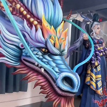 自贡彩灯2025龙花灯预定元旦商业广场景点山海经春节元宵灯会龙年