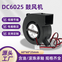 DC6025直流鼓风机 24V双滚珠低噪音美容仪器涡轮鼓风机散热风机