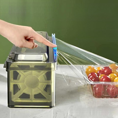 業務用ラップカッター 家庭用大巻 キッチン用 経済的な食品用高温耐性ボックスカバー