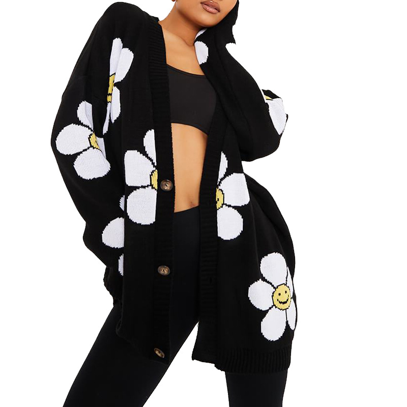Women's solid color casual cardigan coat_voghion.com
