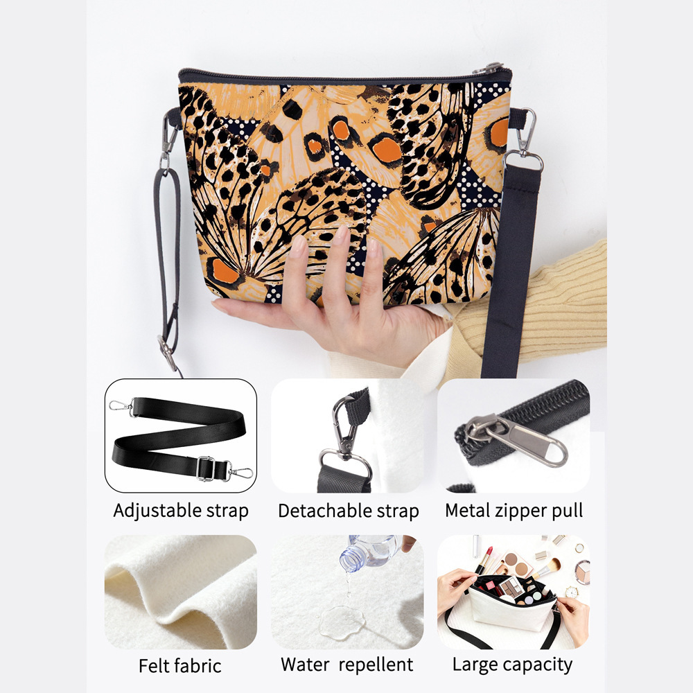 Nueva moda leopardo serie de bolsos de mujer bolsos de felt bolsos de hombro de gran capacidad de viaje bolsos de moda de mujer image 9