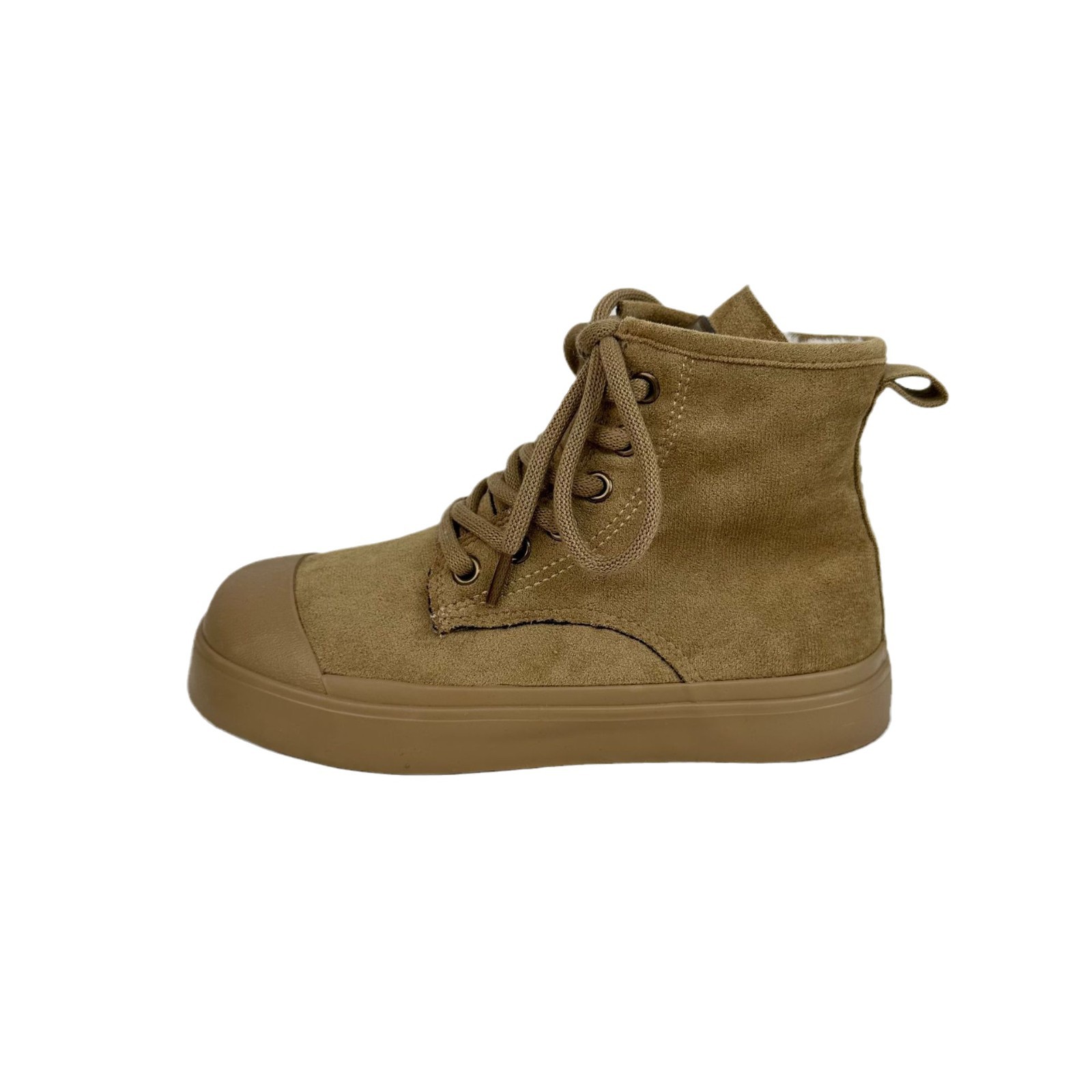 Yuanbo 2025 zapatos de algodón de invierno para mujer, zapatos de plataforma de terciopelo de alta calidad para uso exterior, versión coreana de zapatos de mujer casuales cálidos y de todo fósforo