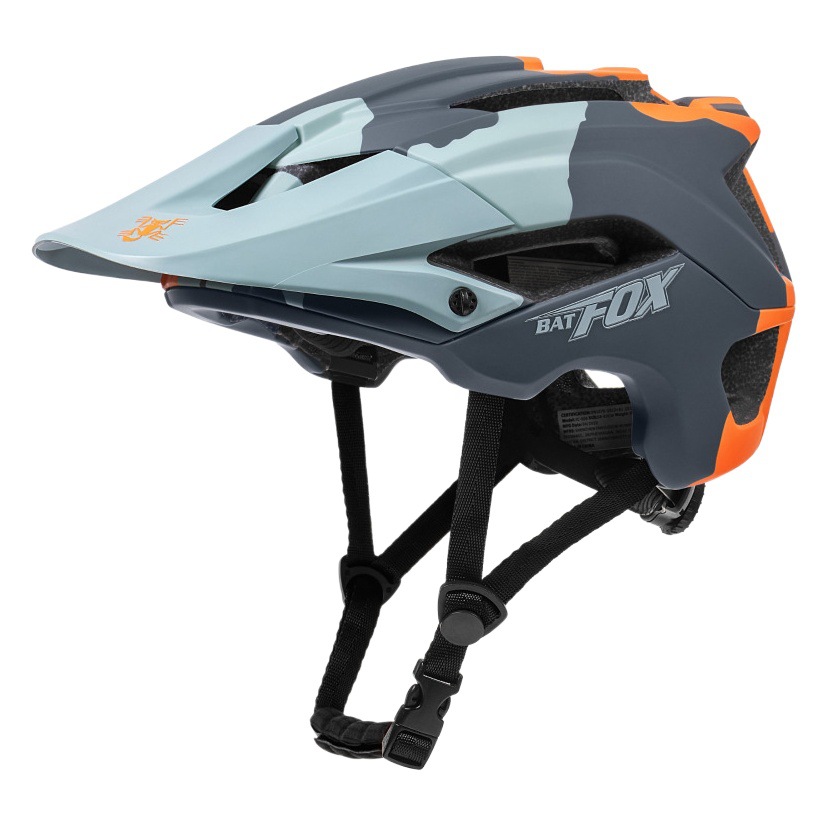 Batfox fuera de la carretera monopatín casco medio casco polea bicicleta casco protector montaña bicicleta montar casco