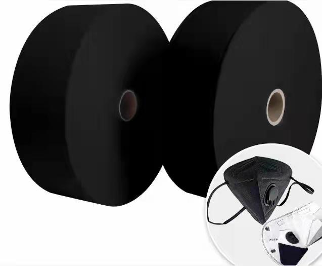 一次性口罩无纺布黑色彩色无纺布卷SS一次性纺粘pp无纺布工厂直销