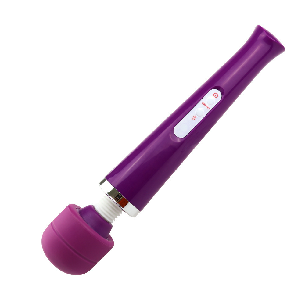 Rechargeable AV Vibrator Massage Stick, ABS Body, Under 50 dB, White — detail image 7