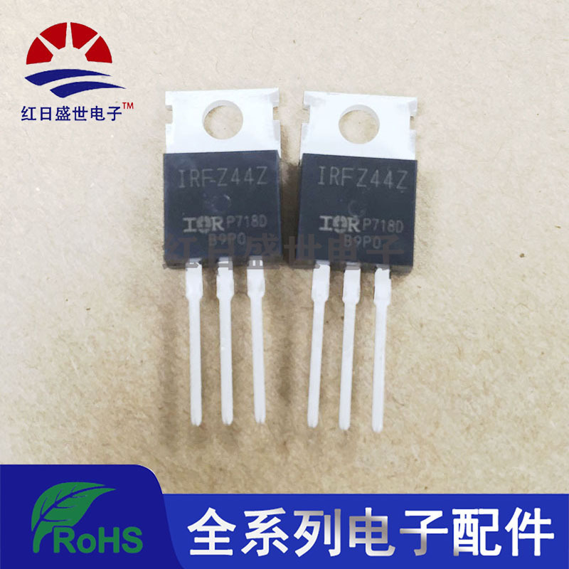 In-Stock Irfz44Z N-Channel 55V 51A Dip To220 Field-Effect Transistor Mosfet Power Transistor