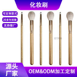定制散粉刷美容工具2支装尼龙软毛刷化妆神器修容