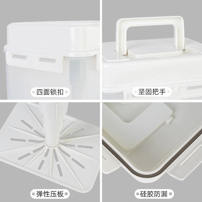 家之物语韩式按压式厨房腌菜密封罐食品级酸菜罐坛子泡菜盒子|undefined