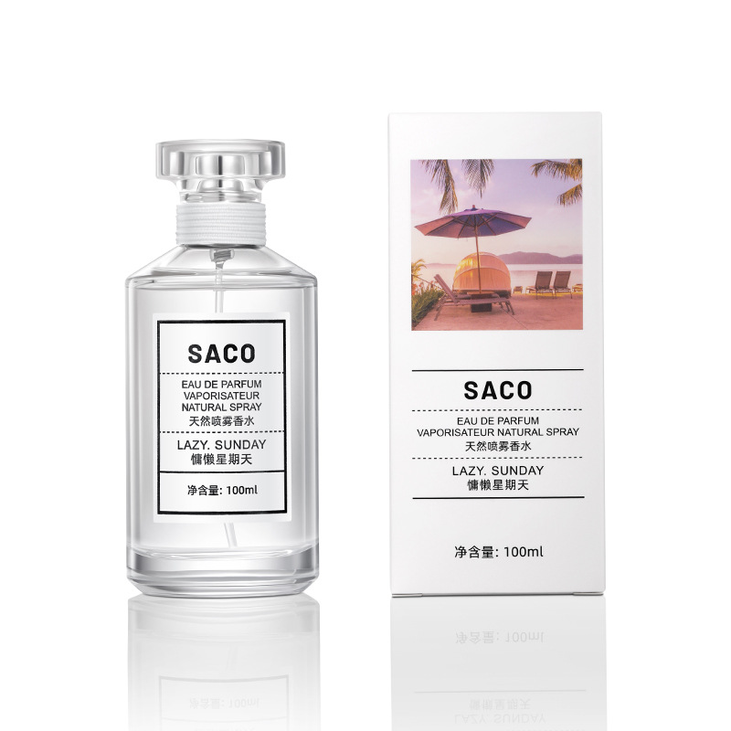 SACO Perfume Sunday Sluggish Hombres y mujeres Perfume fresco y natural perfumes duraderos