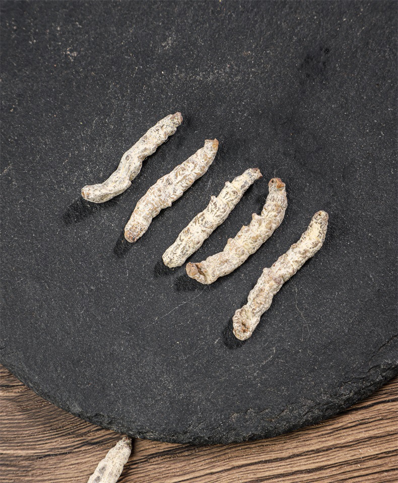 Dried White Silkworm Jiang Can 500g Bulk Traditional Chinese Herb Baked Decoction Ingredient key features