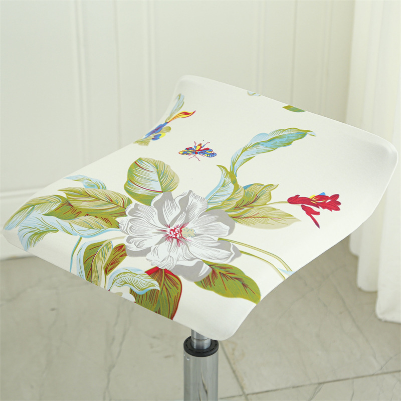 Cajero de recepción Cubierta de silla cuadrada Cubierta de asiento elástica Cubierta de asiento dividida de oficina Cubierta de respaldo de silla giratoria Cubierta de asiento