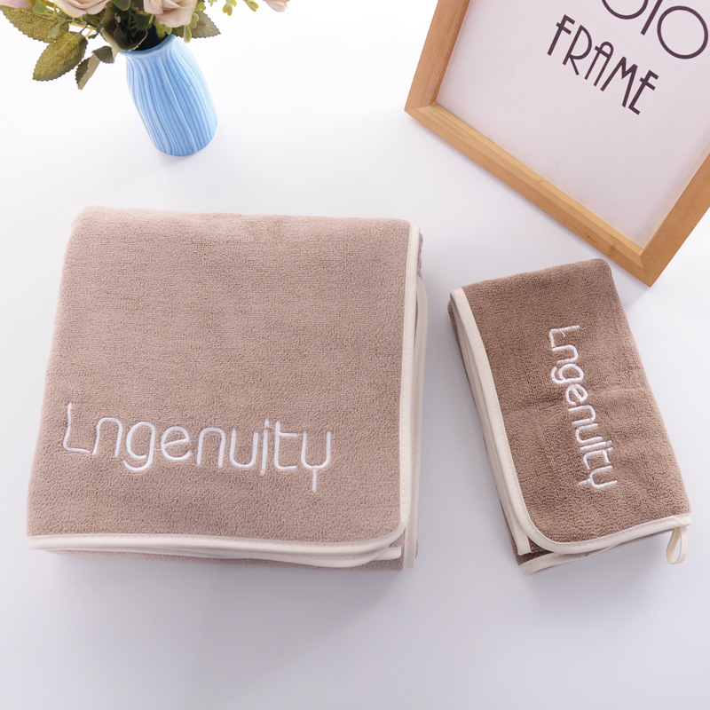 youth school towels thick fine fiber soft absorbent not easy to lint men and women face washing towel one piece dropshipping