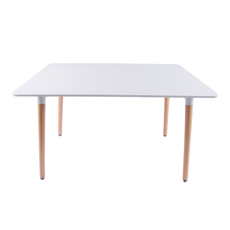Mesa de comedor de madera exportación de madera maciza crema mesa de comedor casera mesa de comedor silla moderna simple mesa de negociación