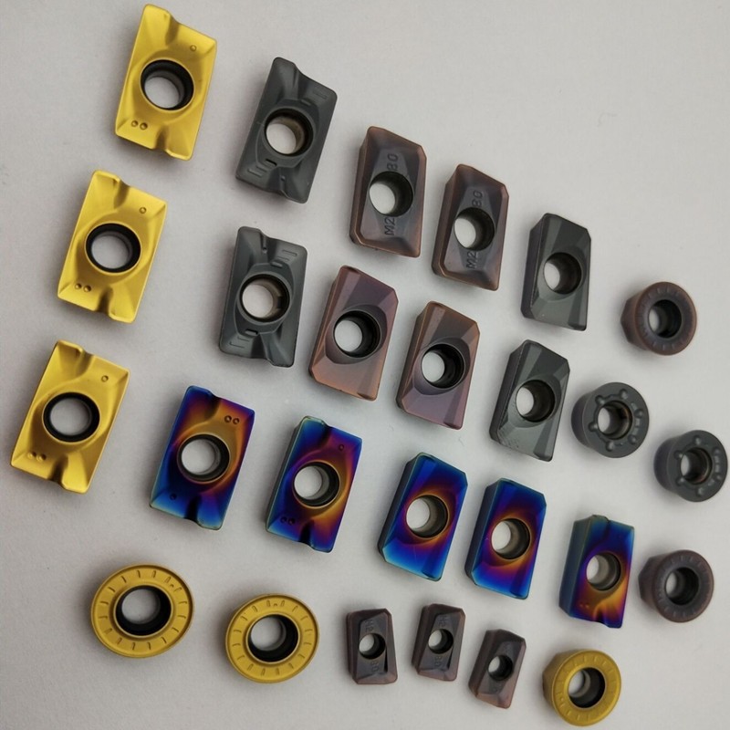 数控铣刀片1604 1135 R5 R6方肩数控铣刀粒钢不锈钢硬质合金刀具