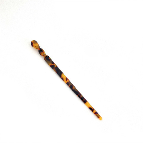 Ancient style acetic acid hairpin, simple modern hairpin, women's retro Hanfu headdress, marble hairpin, hair accessories