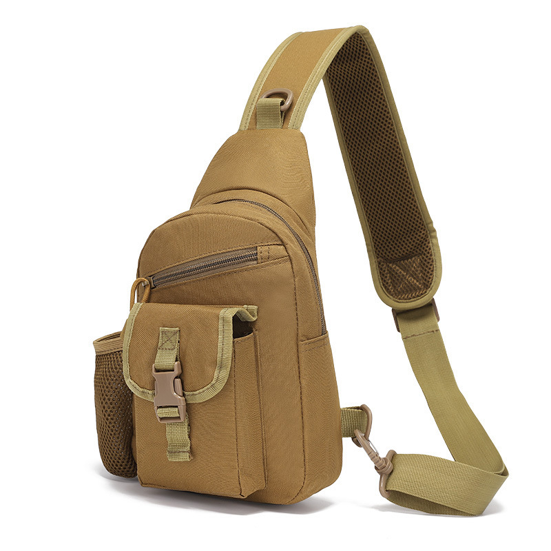 Nuevo producto al aire libre bolso deportivo militar bolso de campamento bolso de montaña caminante bolso de camuflaje pequeño bolso de pecho transfronterizo