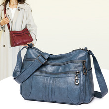 中年妈妈包2024大容量单肩包斜挎包女软皮高档女士背包老年小方包