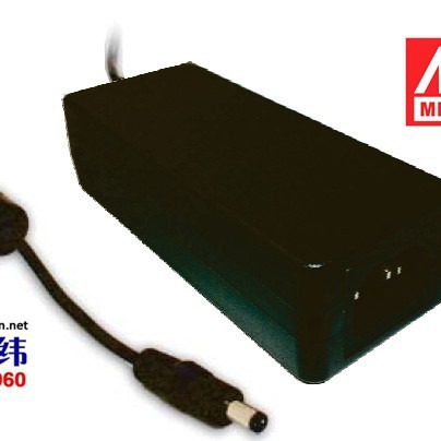 明纬电源适配器 GST60A07-P1J 45W 7.5V6A 企业级 3插 能效VI级