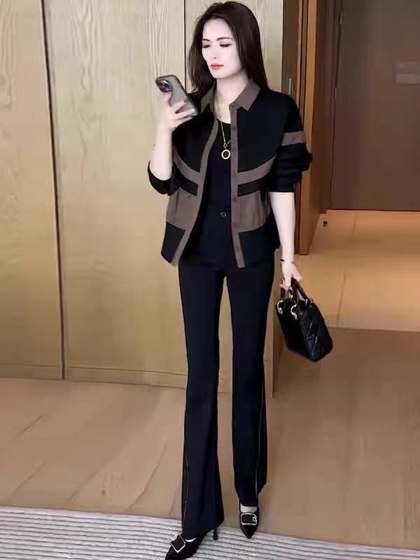 时尚短款外套女2025秋季新款洋气质百搭小众撞色休闲减龄薄款上衣|undefined