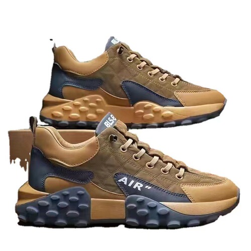 New trendy shoes, male student shoes, running sneakers, internet celebrity thick-soled dad shoes, breathable casual shoes, men's shoes
