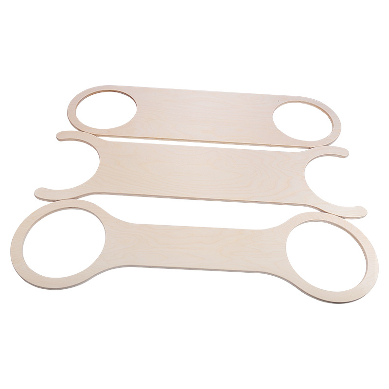 Equipo de entrenamiento sensorial tablero de equilibrio táctil del jardín de infantes juguetes domésticos en el vestíbulo del puente de equilibrio de puente de madera única Interior para niños