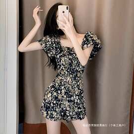 2026新款连体裤夏季薄款女小个子别致高级感气质连衣裤女神范短裤