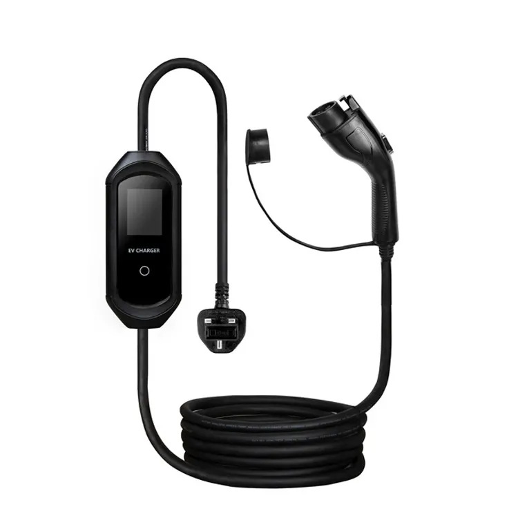 新能源汽车充电器 欧标32A/7KW便携式充电枪随车充充电桩慢充