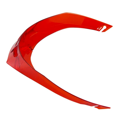 Gprr Motorcycle Helmet Tail Wing: Dəbilqə (Kaska) aksesuarları - knife-shape-red
