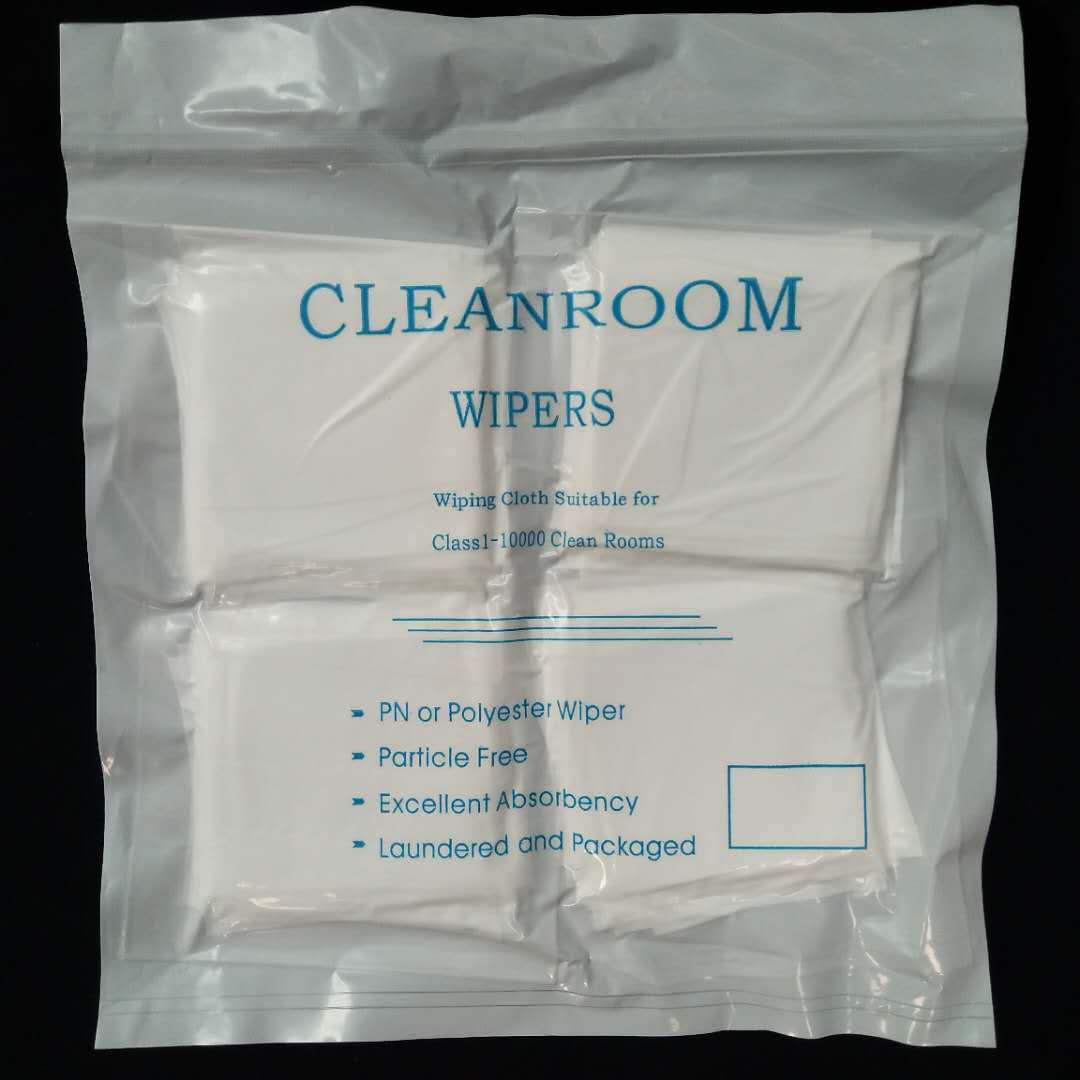 투명 먼지 없는 천 대형 팩 5개