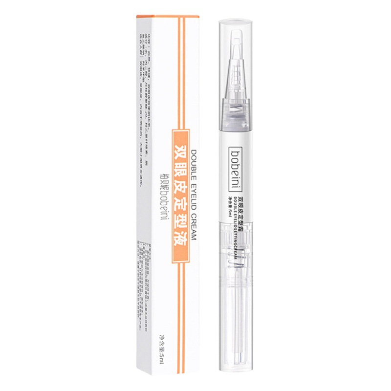 Nuevo estilo coreano de doble párpado que forma el pegamento de crema Natural transparente invisible de secado rápido de doble párpado que forma TikTok transmisión en vivo