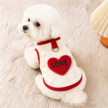 秋冬季狗狗小狗衣服中小型犬比熊雪纳瑞边牧幼犬背心猫咪宠物衣服