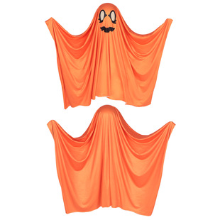 Halloween Pumpkin Costume Ghost Cloak Cloak Masquerade Halloween Kidsren Adult Dress up Cloak Cos Suit