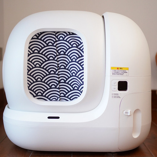 Cat litter box door curtain is suitable for MAX new version of cat litter box, handmade deodorant and litter-proof cat toilet accessories