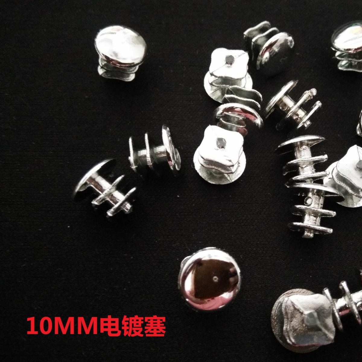 10MM电镀管塞 塑料电镀管塞 电镀脚塞 弧面电镀管塞 镀铬管塞