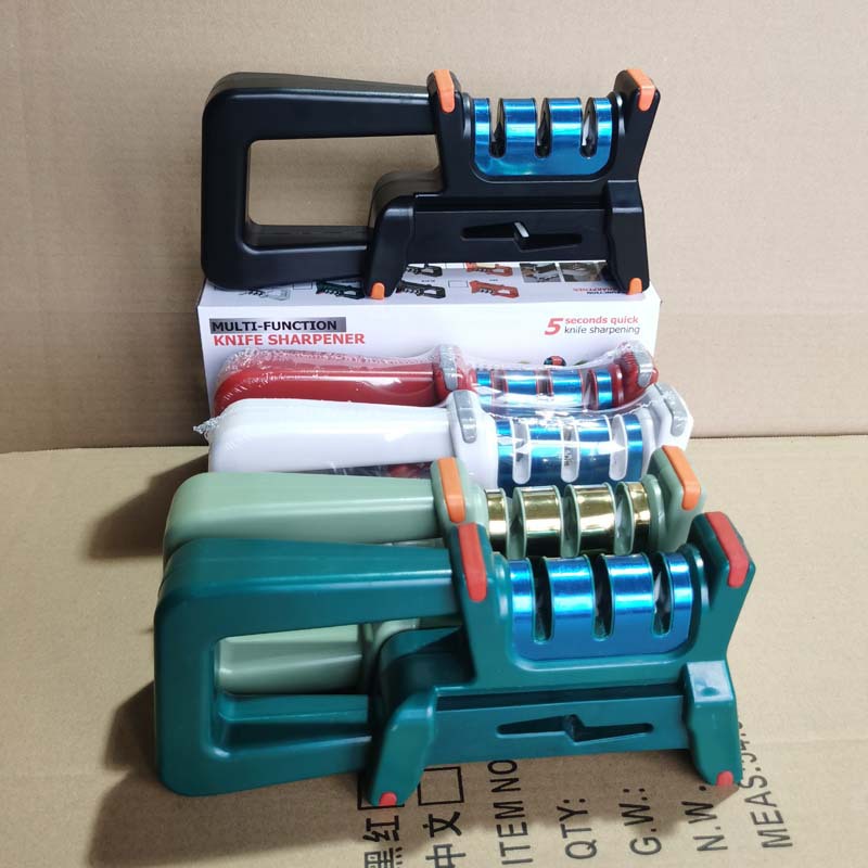Kitchen large four-in-one diamond dual-purpose sharpener artifact…