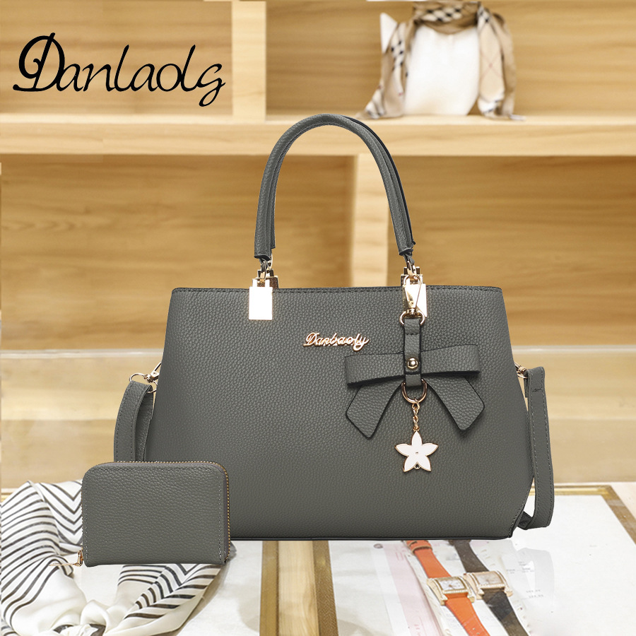 [Productos de Guangzhou] bolso de mujer de gran capacidad otoño 2025, bolso de boda con lazo de alta calidad para mujer