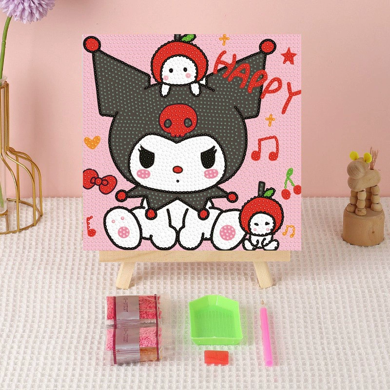 Алмазная вышивка (canvas) Genshin Impact DIY, 20×20 / 30×30, деревянная внутренняя рама и набор инструментов