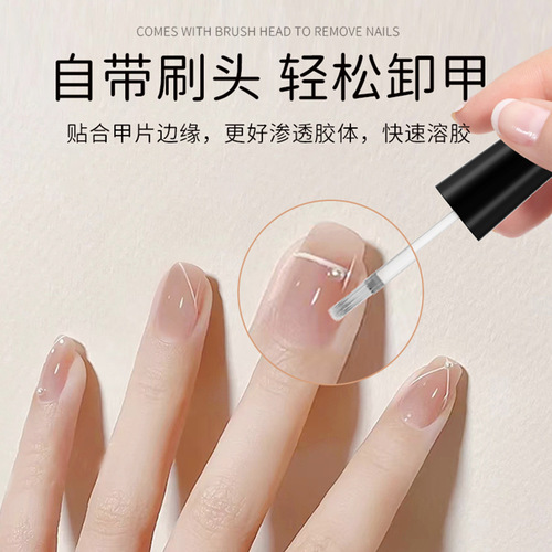 Dedicated Glue Remover for Wearable Nails — Nail Glue Remover, Gel Polish Remover, Glue Softener, and Dissolver—Exclusive for Nail Salons