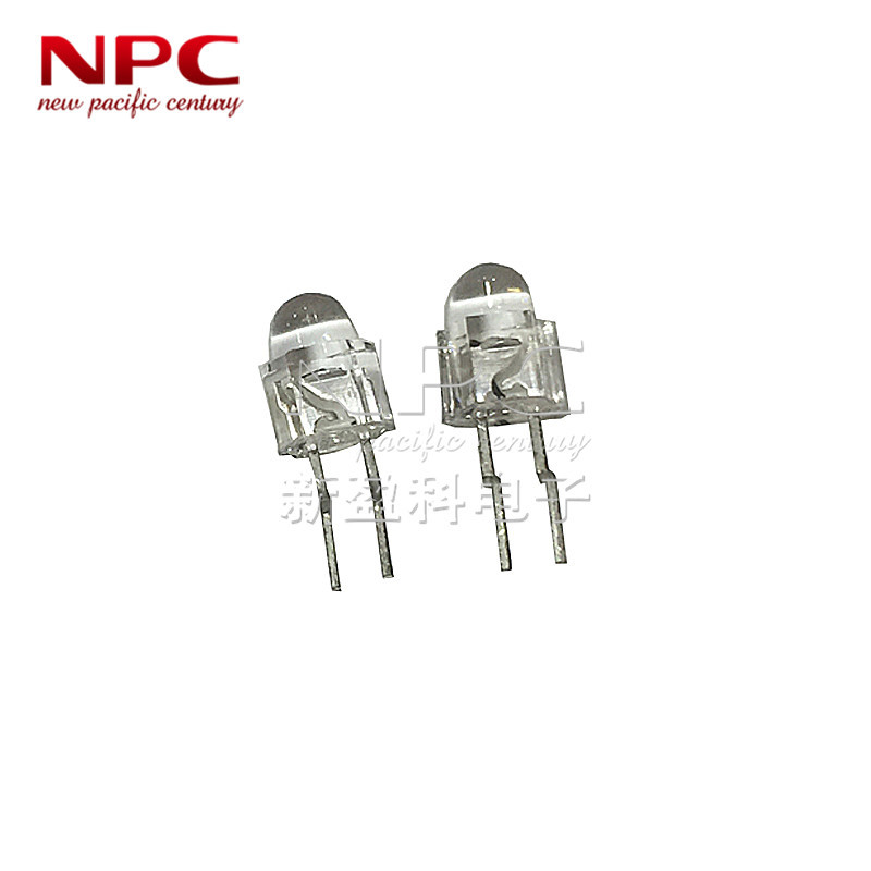 红外接收管 SFH2500短脚 波长850nm角度15°功耗100mw 透明光敏管