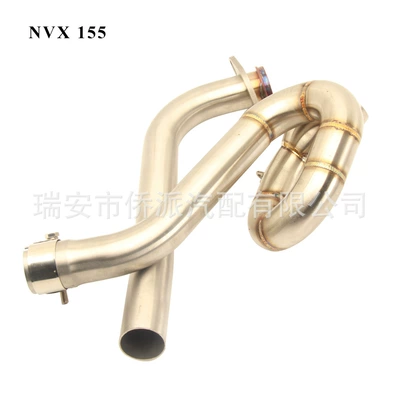 Cross-border applicable Yamaha R1 R3 R15 R25 motorcycle exhaust pipe modified mid-section elbow stainless steel (Motorcycle exhaust pipe) - nvx155