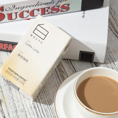 【Exclusive】Hand-in-Hand Latte American Coffee 250ml*6 Boxes Ready-to-Drink Coffee