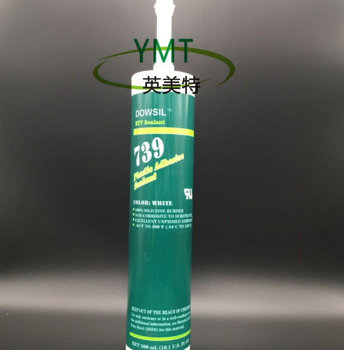 陶氏道康宁DOWSIL 739白色密封胶塑料填缝吸附胶白色耐高低温防腐