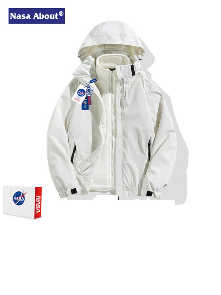 NASA Acerca de la chaqueta de asalto para hombres primavera y otoño 2026 nueva chaqueta de moda americana para parejas