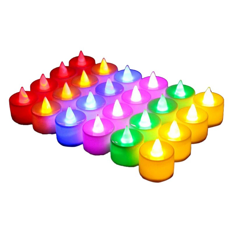 Светодиодный электронный свет свечи оптом красный корпус красный свет