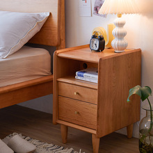 席作简约现代床头柜家用北欧实木抽屉柜创意多功能储物柜简易边柜