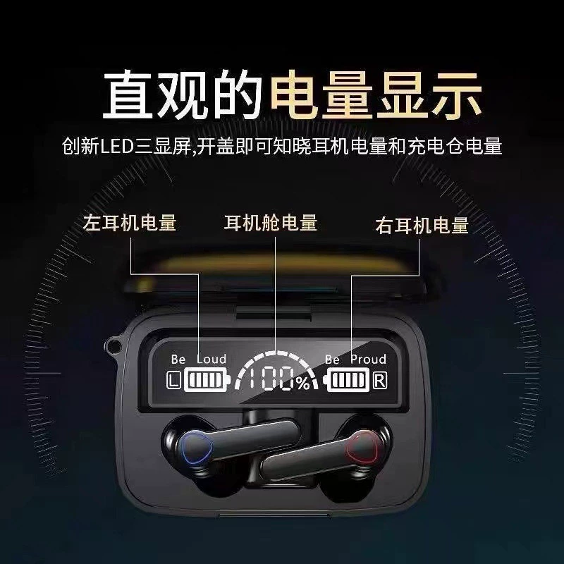 Вкладыши M19, Bluetooth-наушники с сенсорным управлением, функция перевода, беспроводные, для бега, шумоподавление, сверхдлительное время работы, сенсорный экран